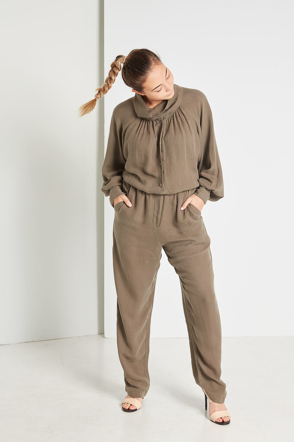 Black Crane Gathered Jumpsuits Black Crane Gathered Jumpsuits
