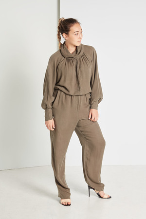 Black Crane Gathered Jumpsuits Black Crane Gathered Jumpsuits
