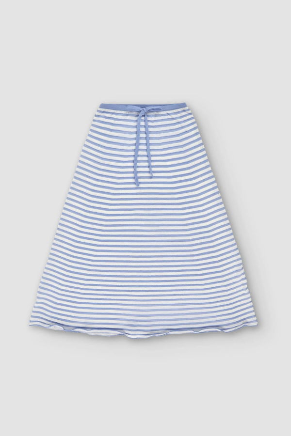 Rus Nagare Skirt - Salvia Blue