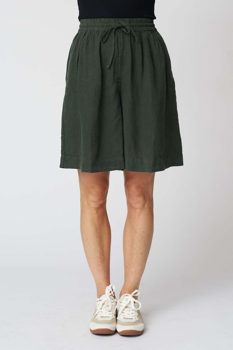TOAST Garment Dyed Lightweight Linen Shorts