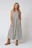 TOAST Tablier Stripe Cotton Pinafore Dress - Thumbnail 1