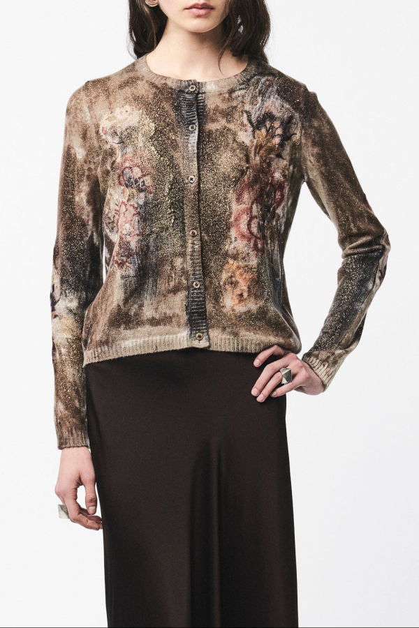 Avant Toi Laminated Yak Cardigan