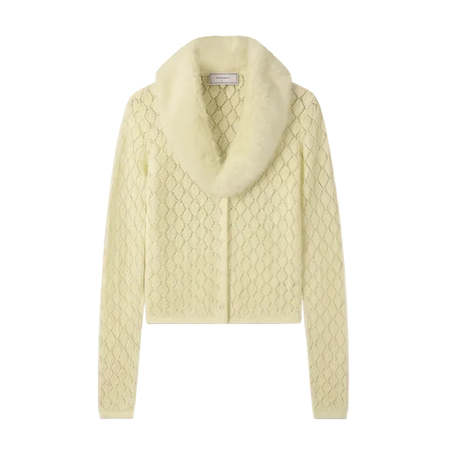 Doublet Cotton Hidden Message Cardigan - Black | Garmentory