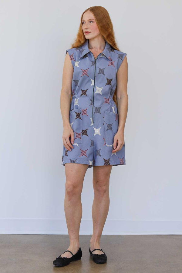Noble Tank Suit Romper - Sparkle Print