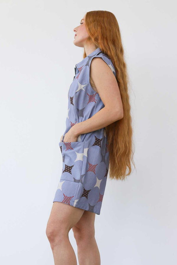 Noble Tank Suit Romper - Sparkle Print