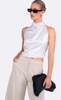 Nonchalant Label Itsy Top - White - Thumbnail 3