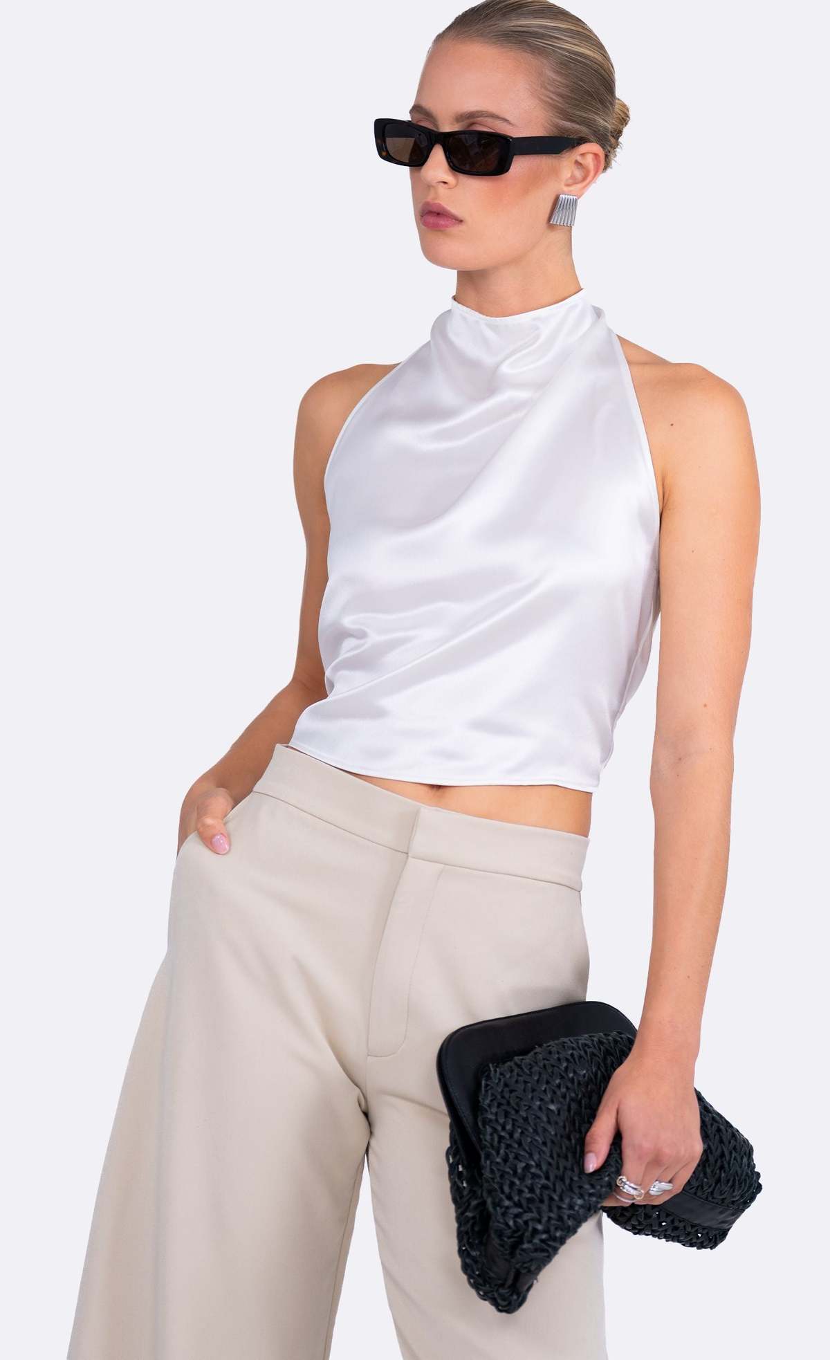 Nonchalant Label Itsy Top - White - Image 3 of 6