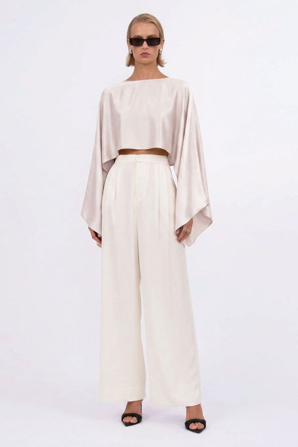 Nonchalant Label Kristin Blouse - Champagne