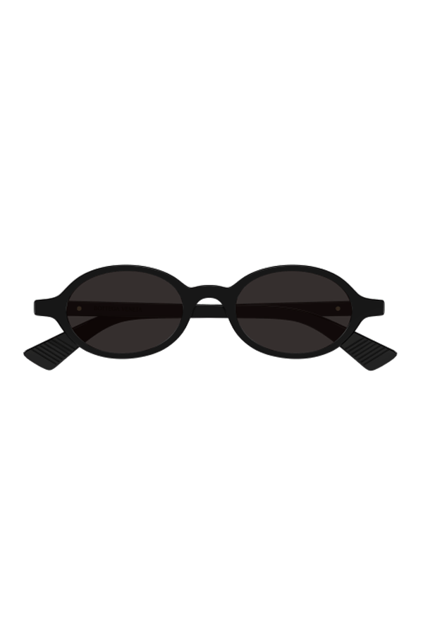 BOTTEGA VENETA Oval Sunglasses - Black/Grey