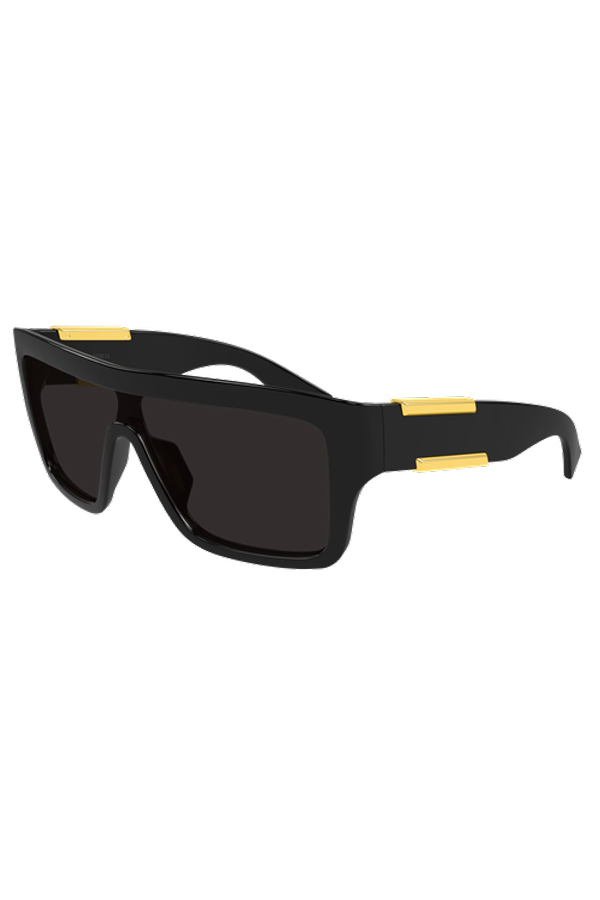 BOTTEGA VENETA Pantoscopic Angle Sunglasses - Black/Grey