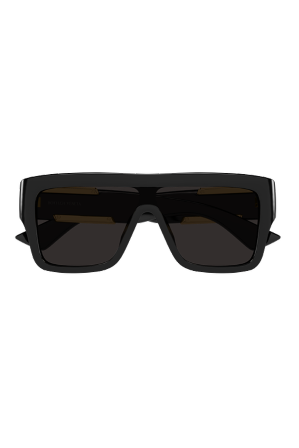 BOTTEGA VENETA Pantoscopic Angle Sunglasses - Black/Grey
