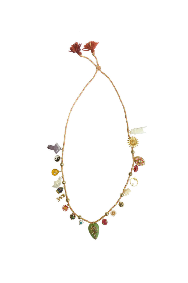 MONOKI By Diane Goldstein Grigri Soleil Necklace - Multicolor