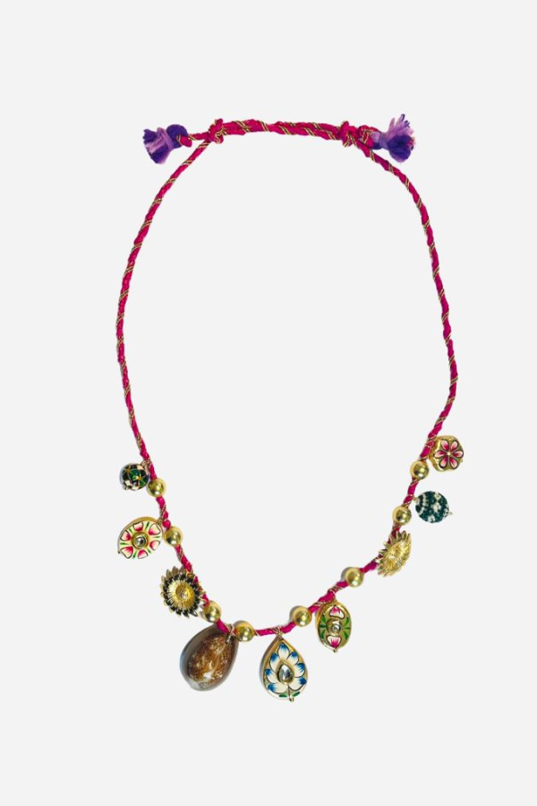 MONOKI By Diane Goldstein Grigri Sand Necklace - Multi