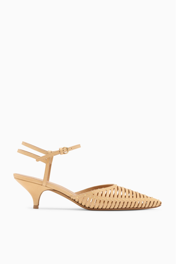 Ulla Johnson Francine Cage Kitten Heel - Miele