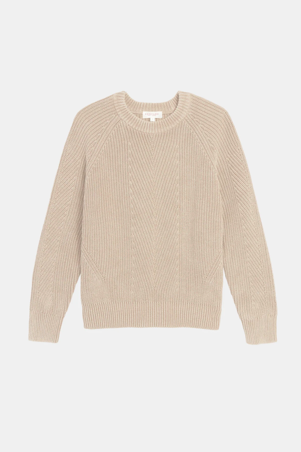 demylee Chelsea Cotton Sweater - Sandstone