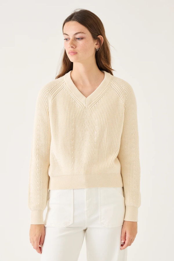 DEMYLEE Mimi Cotton Sweater - White