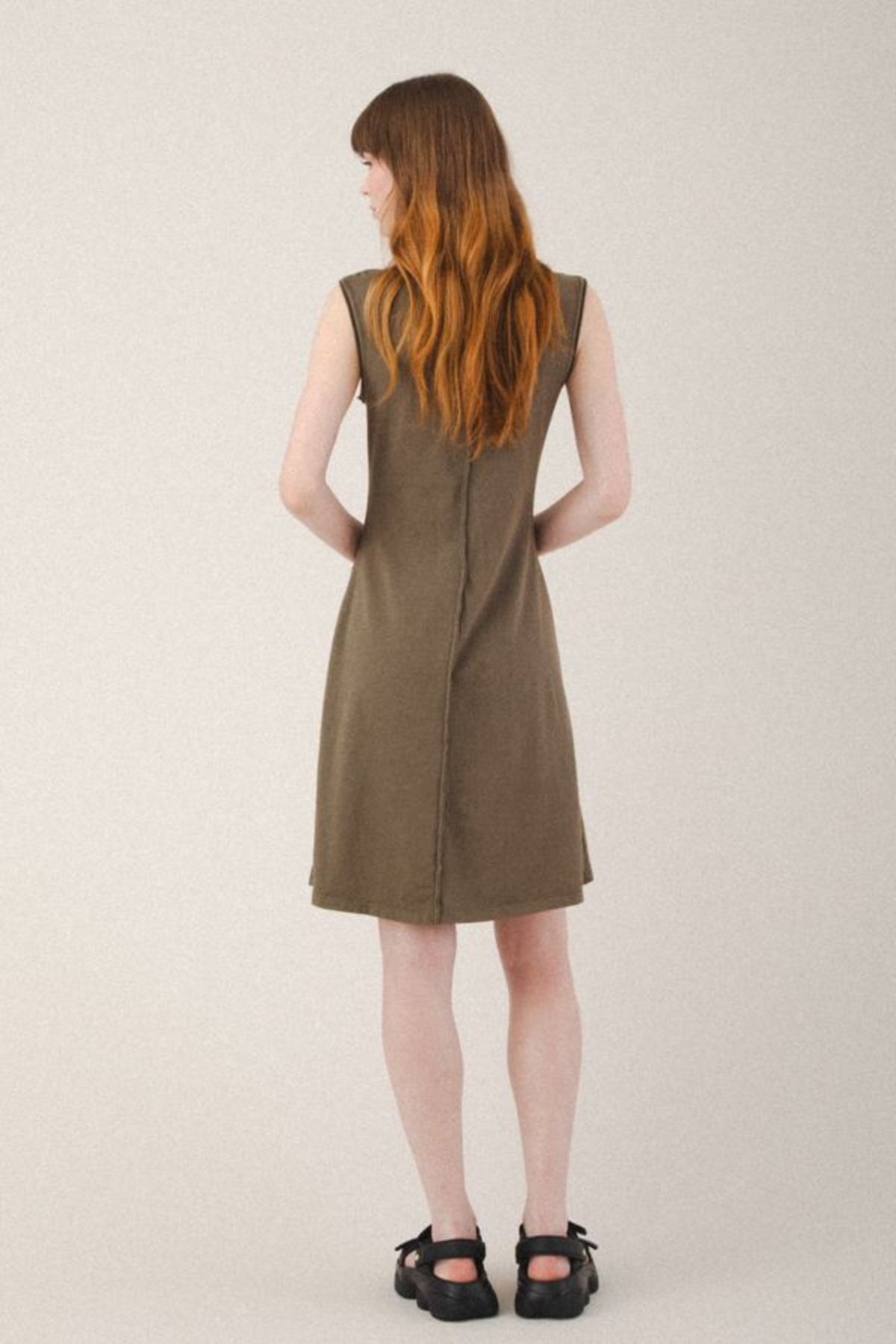 Prairie Underground Paradigm Shift Dress - Olive - Image 2 of 4