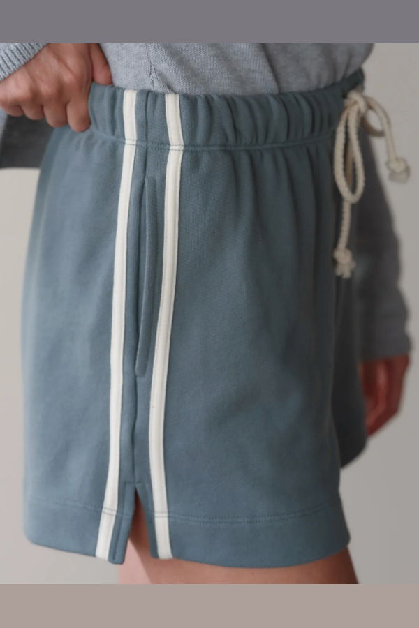 Donni. The Stripe Eco-Terry Short