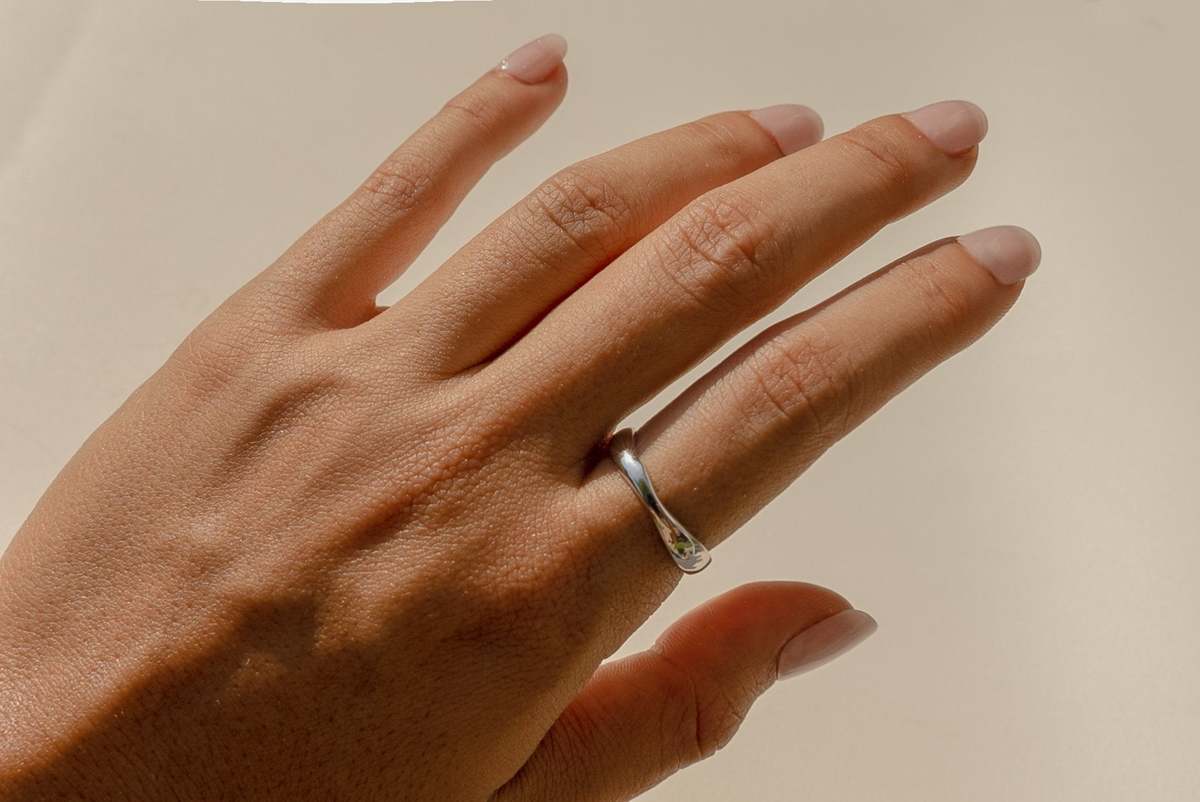 Milk & Rose Classic Adjustable Ring - Image 3 of 9