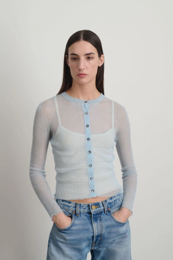 B Sides Sheer Cardigan