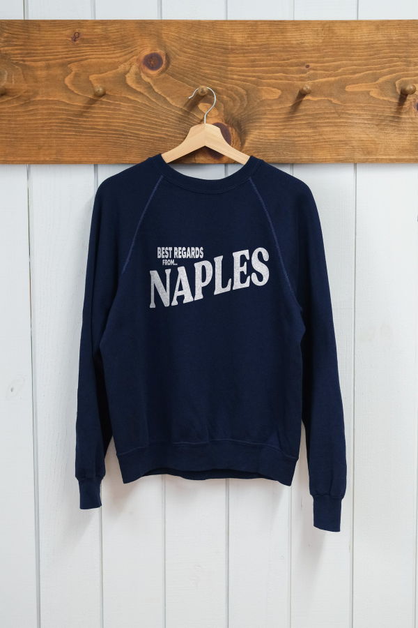 Best Regards - Upcycled Destination Goods Naples Upcycled Postcard Sweatshirt