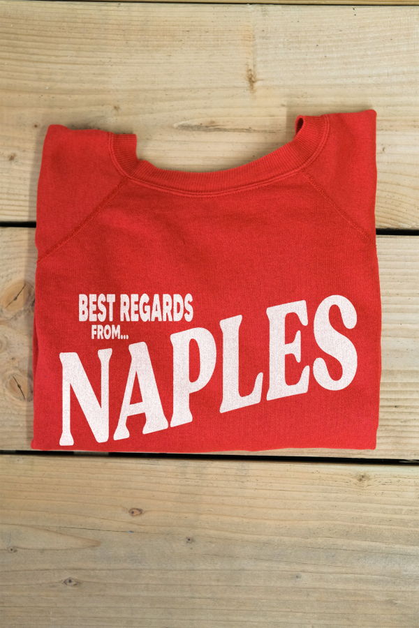 Best Regards - Upcycled Destination Goods Naples Upcycled Postcard Sweatshirt