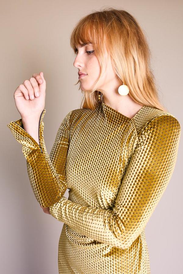 Rachel Comey Surveillance Dress - Gold