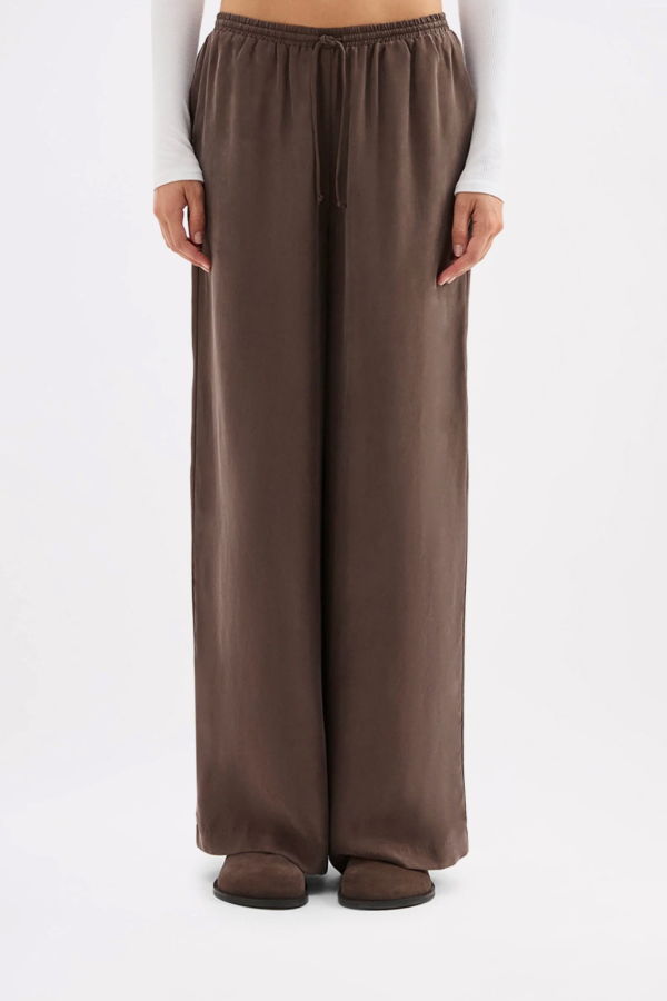 Nude Lucy Rika Cupro Pant - Walnut