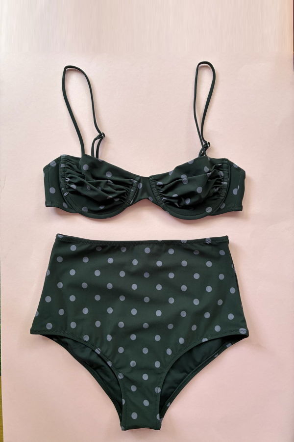 Pale Swimwear Emilia Underwire Bikini Top - Dots