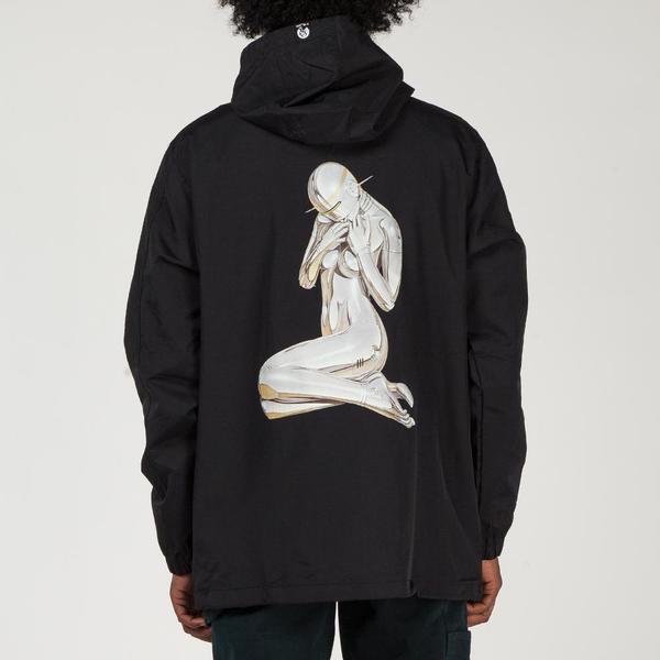 HUF × SORAYAMA ANORAK JACKET M ブラック ハフ Black Huf X Sorayama 