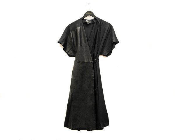 veda leather dress Reformation Veda Kendi Leather Dress in Black