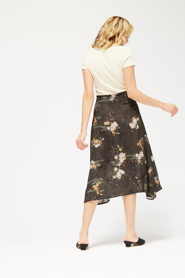 Lacausa Floral Midi Skirt Lacausa Floral Midi Skirt