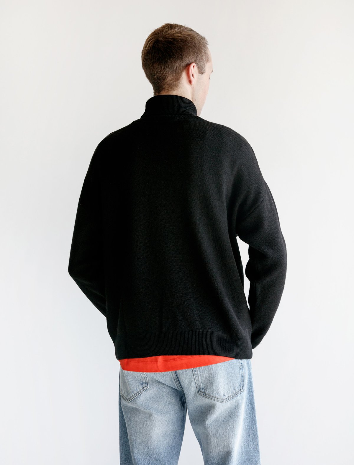 Gosha Rubchinskiy Graphic Knit Black | Garmentory