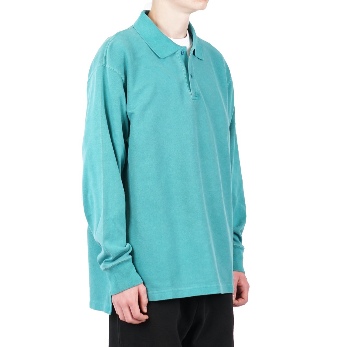 Cav Empt Overdye Rib Long Sleeve Polo Shirt | Garmentory