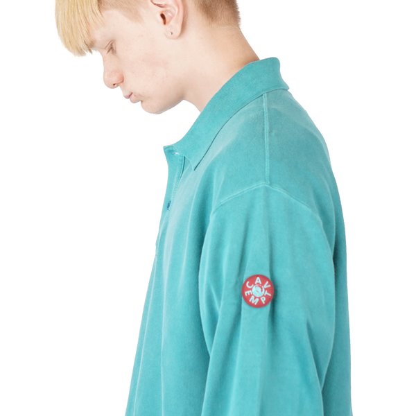 Cav Empt Overdye Rib Long Sleeve Polo Shirt | Garmentory