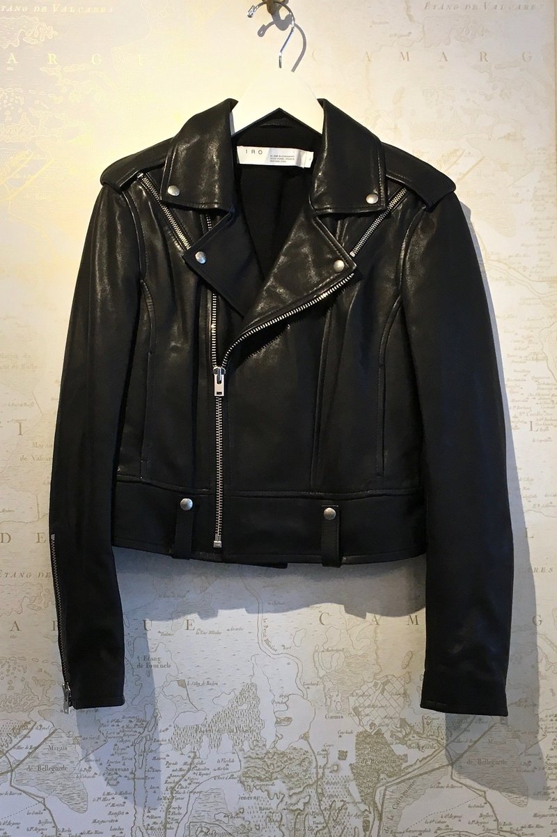 IRO Ozark Moto Leather Jacket | Garmentory