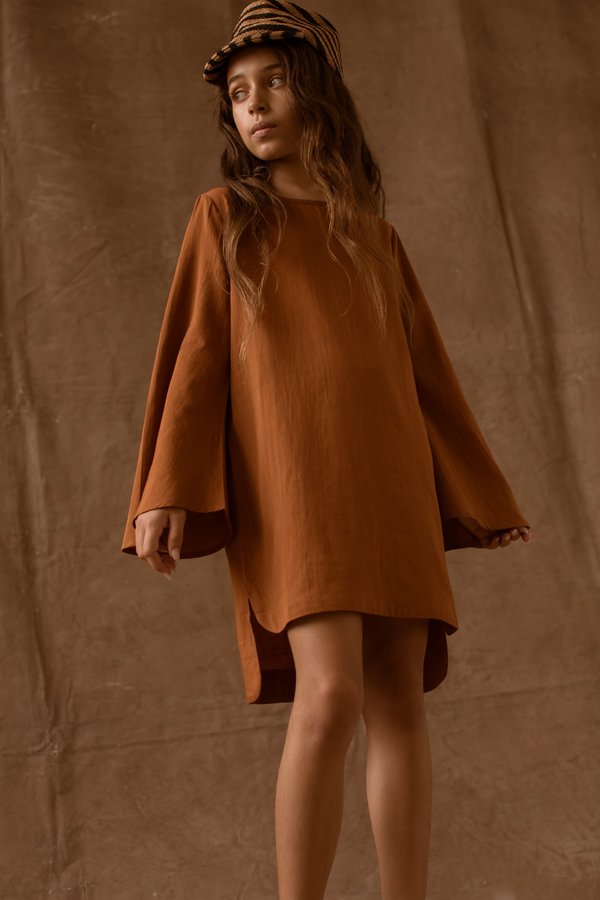 Kids Feather Drum Freya Dress Kids Feather Drum Freya Dress