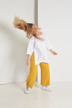 Black Crane Jacquard Pants Black Crane Jacquard Pants