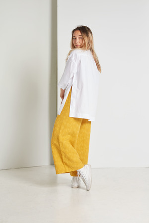 Black Crane Jacquard Pants Black Crane Jacquard Pants