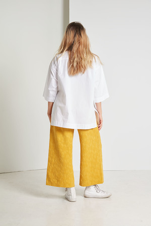 Black Crane Jacquard Pants Black Crane Jacquard Pants