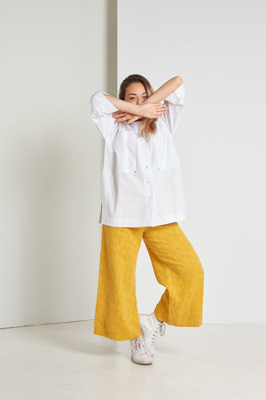 Black Crane Jacquard Pants Black Crane Jacquard Pants