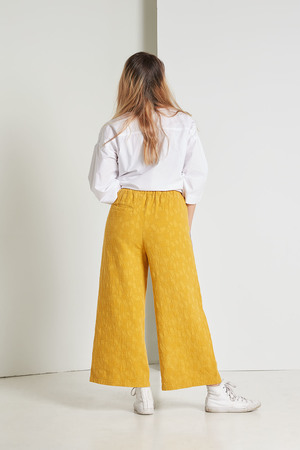Black Crane Jacquard Pants Black Crane Jacquard Pants