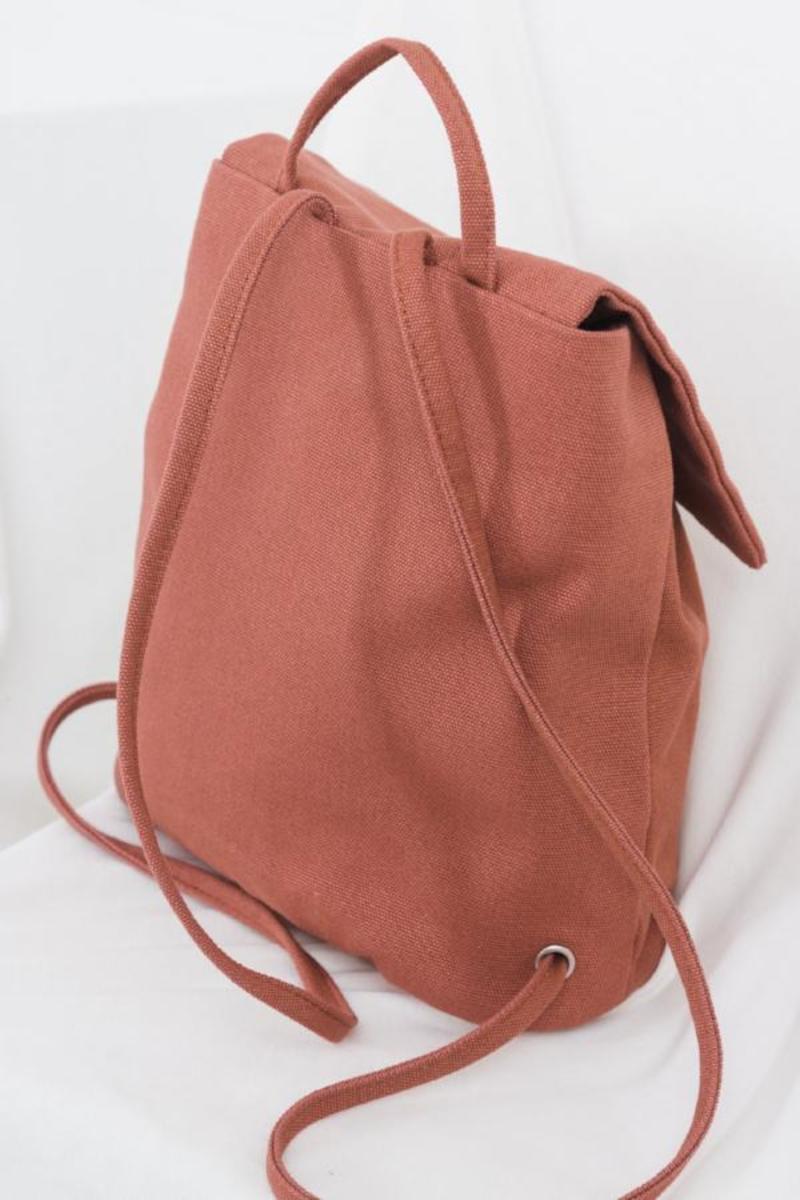baggu terracotta mini backpack Burgundy SLAG BAGS W 7.5 in Baggu Canvas Baggu Terracotta Backpack