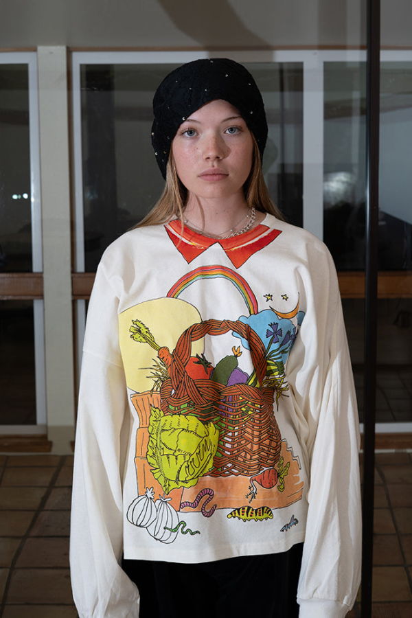 TIGRA TIGRA Hand Embroidered Baker's Hat