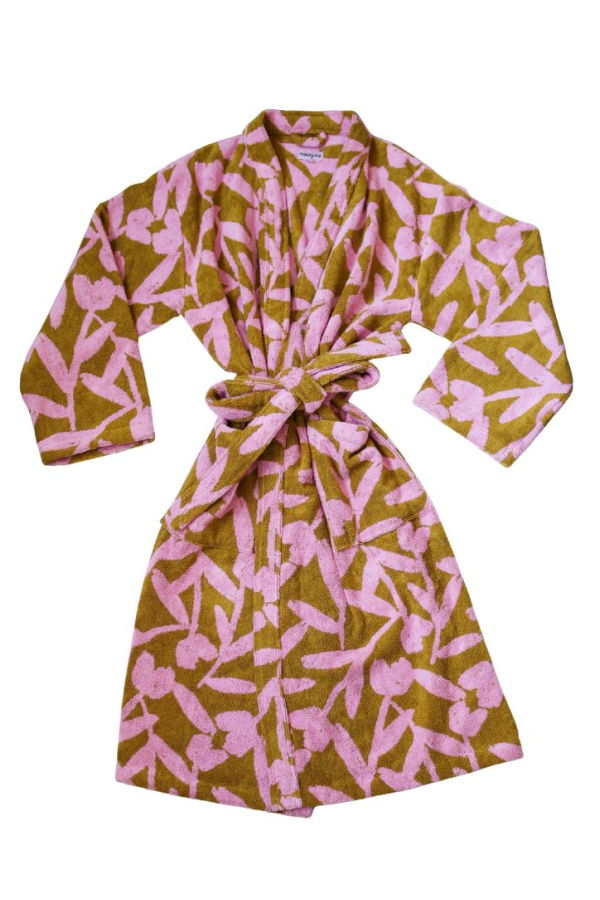 Mosey Me Abstract Terry Robe