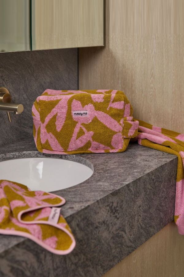 Mosey Me Abstract Terry Toiletry Bag