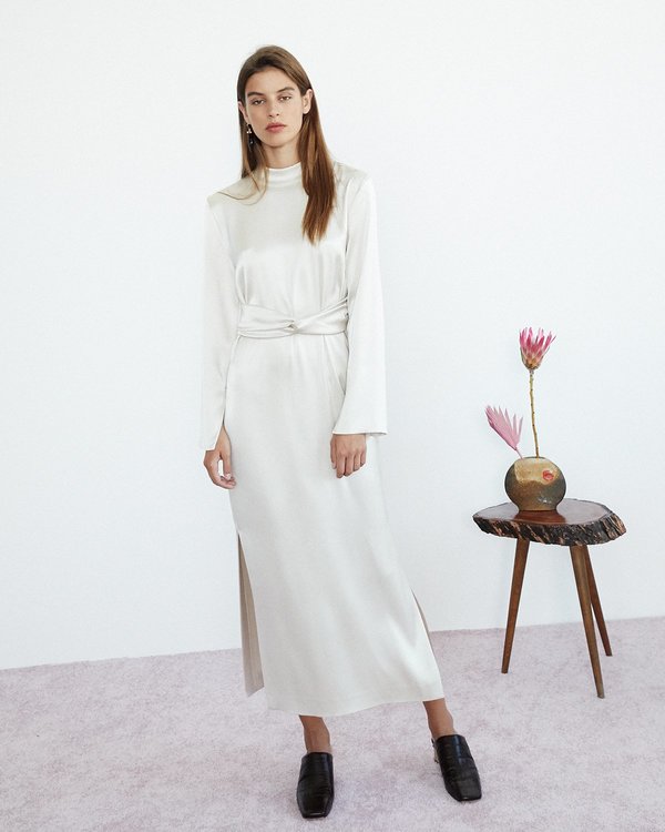 long sleeve sadies dress Long-Sleeve Sadie Shift Dress in Lilac | Color - Lilac Breeze / 10
