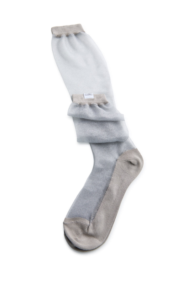 MM6 Maison Margiela Sheer Knee-High Socks