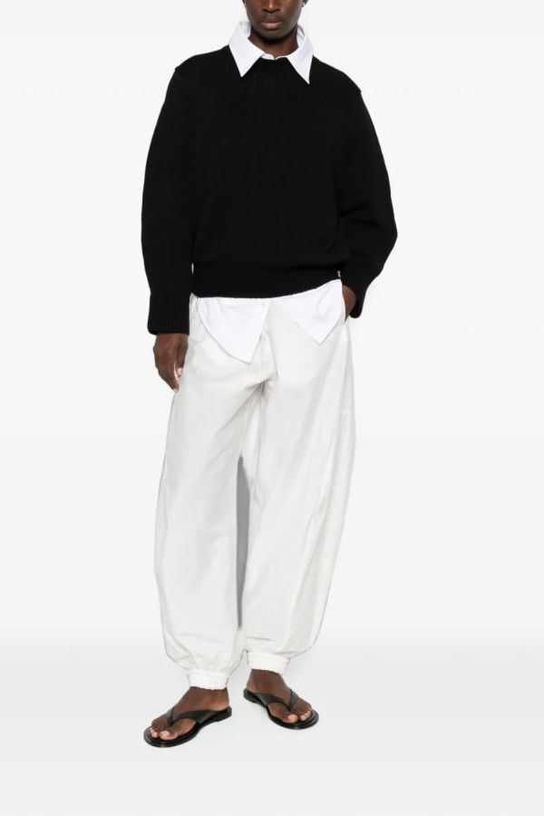 Totême Oversized Crew Knit Sweater