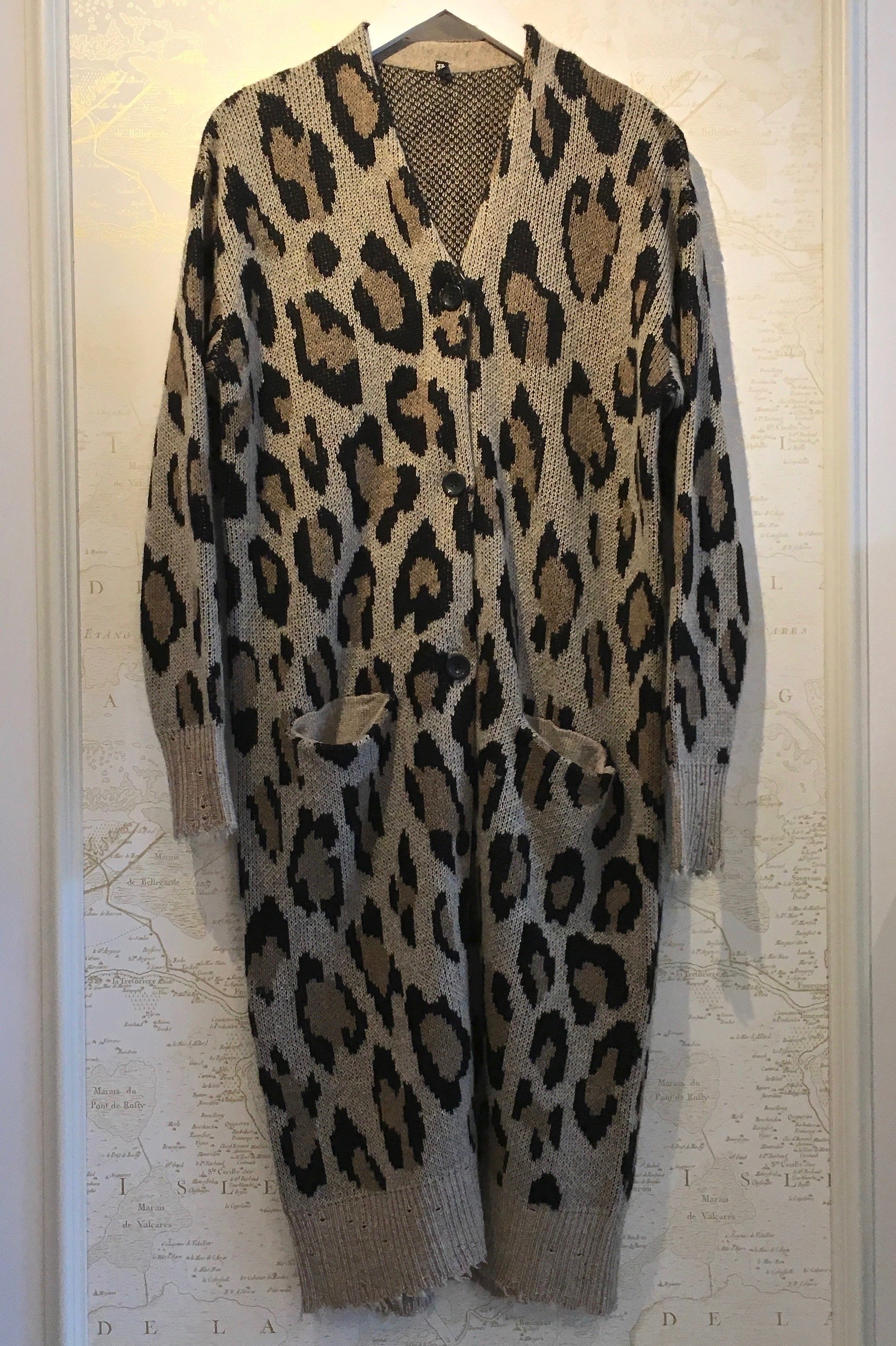 r13 leopard cardigan